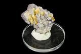 Cubic Fluorite Crystals with Purple Edges - China #160735-2